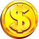 Moneda dorada del juego